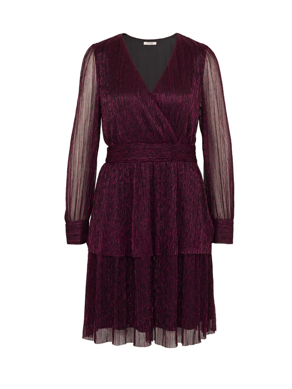 Orsay Fialové dámske šaty ku kolenám ORSAY