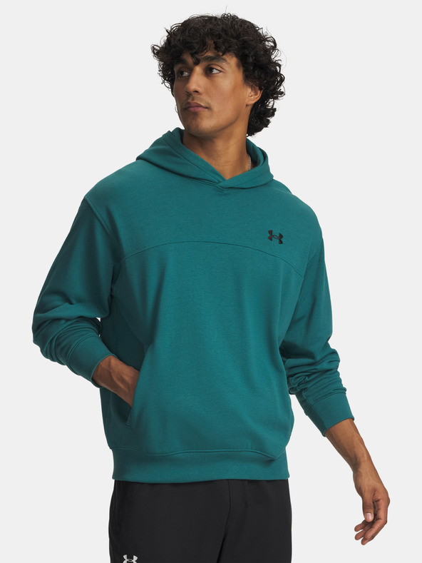 Under Armour Pánska mikina Under Armour UA Rival LW Hoodie-GRN