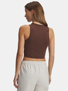Under Armour Dámske tielko Under Armour Seamless Cotton Hand Tank-BRN