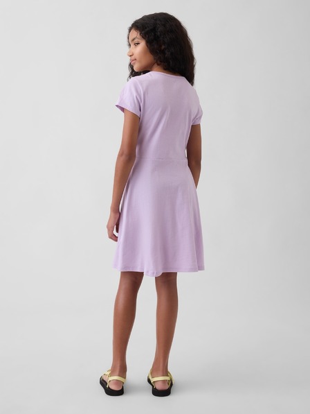 GAP Detské šaty s logom GAP