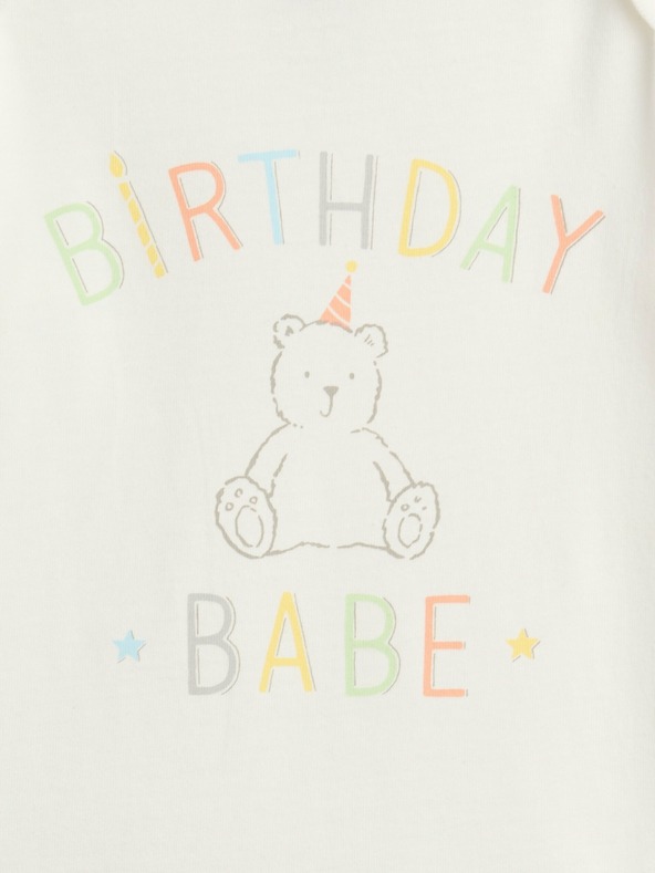 GAP Baby body s potlačou GAP