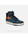 Geox Tmavomodrá chlapčenská členková obuv Geox Maltin