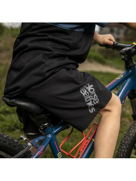 Horsefeathers Detské bike kraťasy Stoker - black