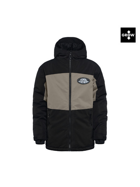 Horsefeathers Detská bunda Juno - black/taupe