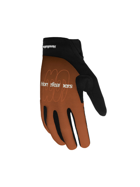 Horsefeathers Cyklistické rukavice Digger - hrdzavá