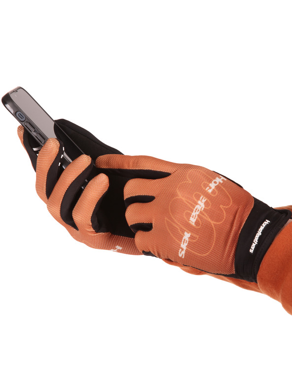 Horsefeathers Cyklistické rukavice Digger - hrdzavá