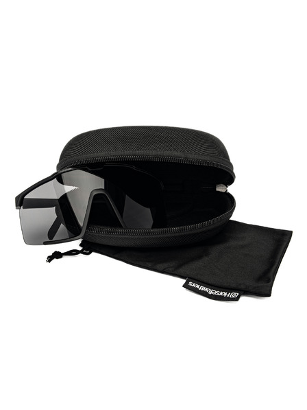 Horsefeathers Cyklistické okuliare Proton - matná čierna/dym