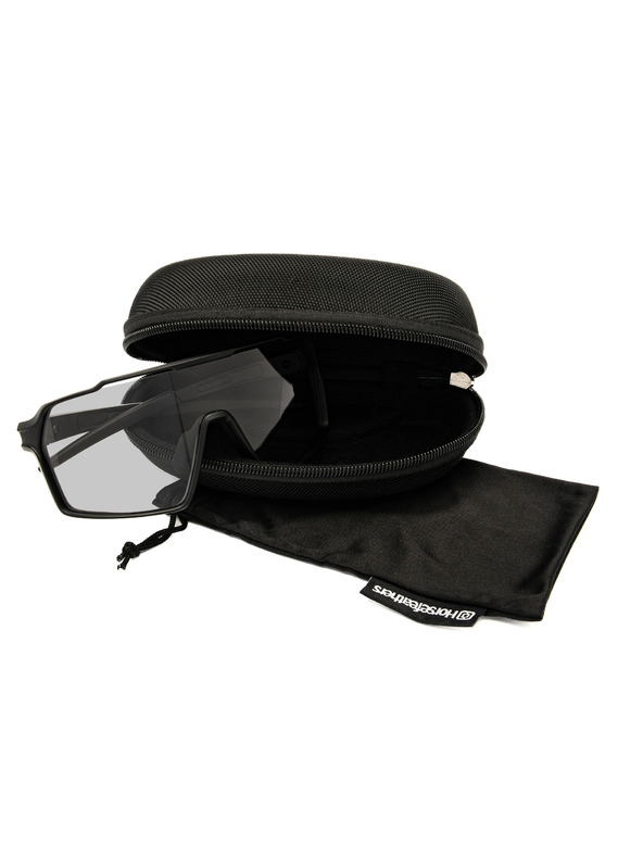 Horsefeathers Fotochromatické okuliare Neutron - matná čierna/sivá