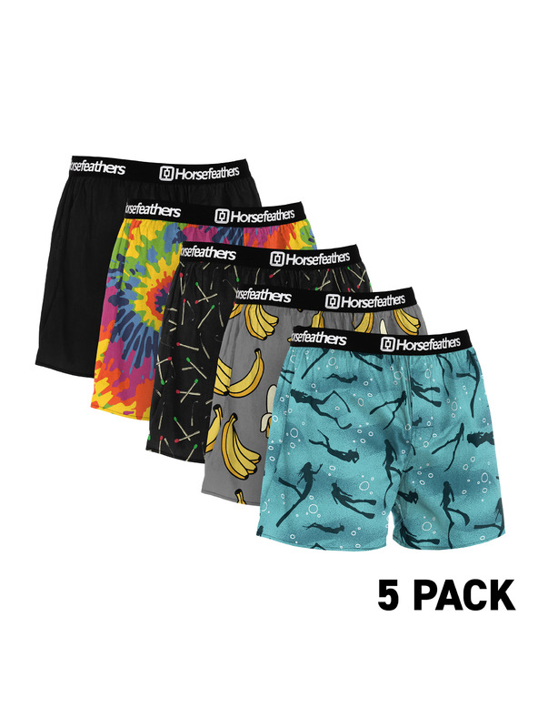 Horsefeathers Boxerky Frazier 5Pack - balík 1
