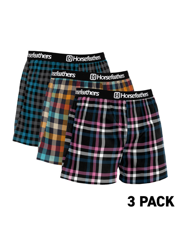 Horsefeathers Boxerky Clay 3Pack - balík 2