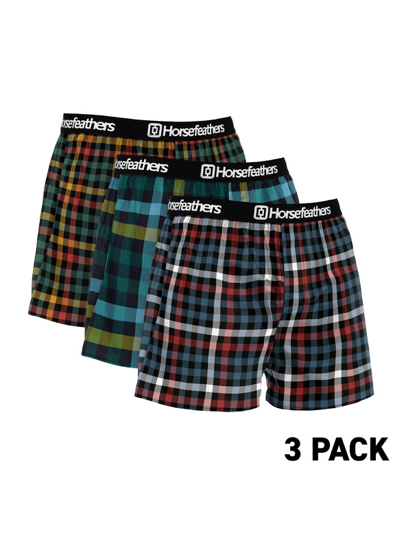 Horsefeathers Boxerky Clay 3Pack - balík 3