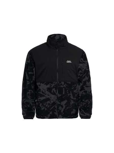 Horsefeathers Fleecová mikina Duval - asphalt