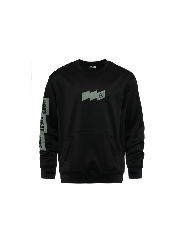 Horsefeathers Funkčná mikina Morten - black