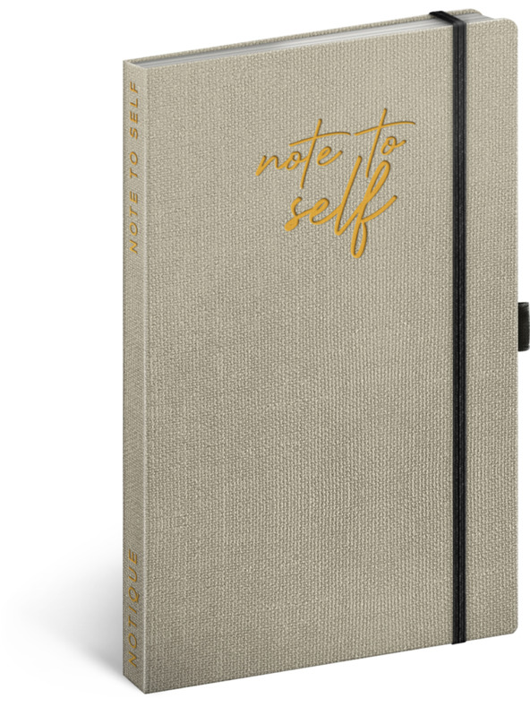 ELLA & MAX Nedatovaný plánovač Note to self, 5 minút denne, 13 × 21 cm