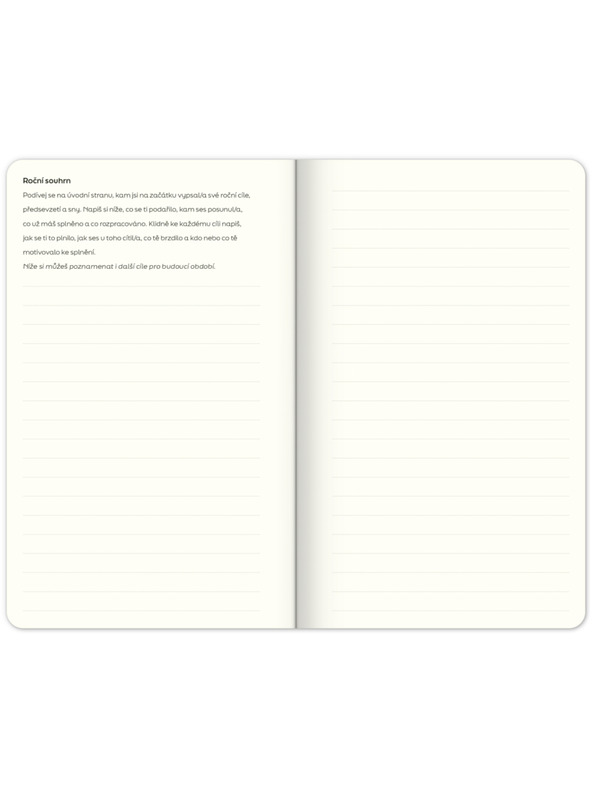 ELLA & MAX Nedatovaný plánovač Note to self, 5 minút denne, 13 × 21 cm