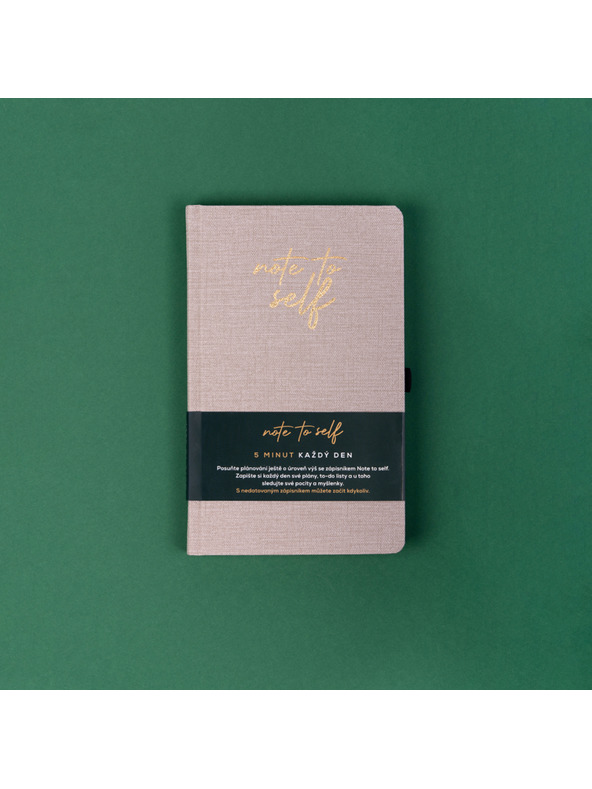 ELLA & MAX Nedatovaný plánovač Note to self, 5 minút denne, 13 × 21 cm