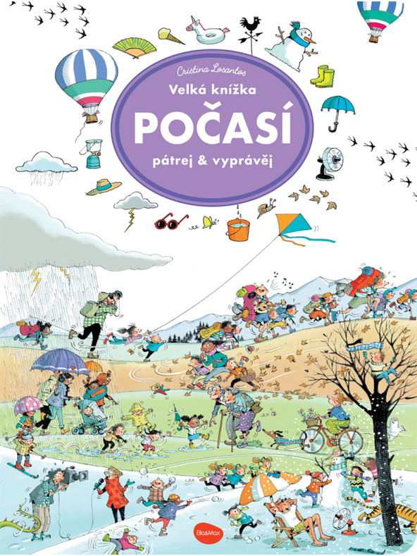 ELLA & MAX Veľká knižka POČASIE – Pátraj & rozpráva