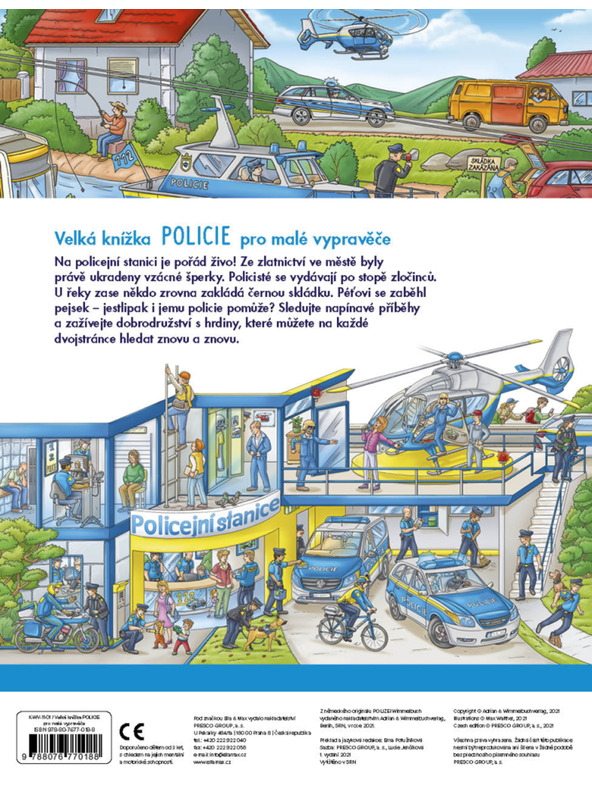 ELLA & MAX Veľká knižka POLÍCIA pre malých rozprávaču