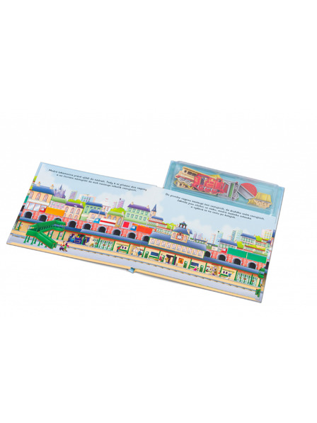 ELLA & MAX VLÁČIKY ─ Knižka s magnetkami