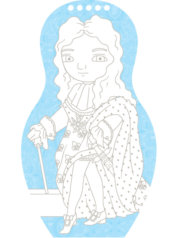 ELLA & MAX Obliekame bábiky PRINCEZNÁ EMMA – Omaľovánky