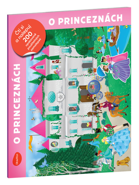 ELLA & MAX Čítaj a lepuj – O PRINCEZNÝCH, kniha so samolepkami