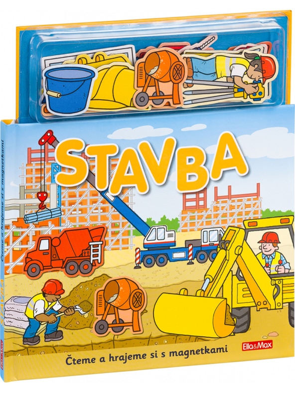 ELLA & MAX STAVBA ─ Knižka s magnetkami