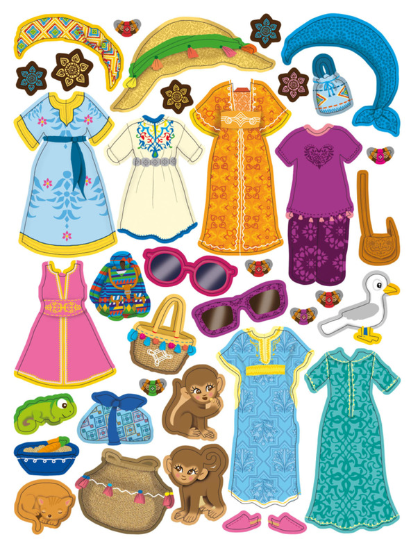 ELLA & MAX Šaty pre LOUNU – Kniha samolepiek