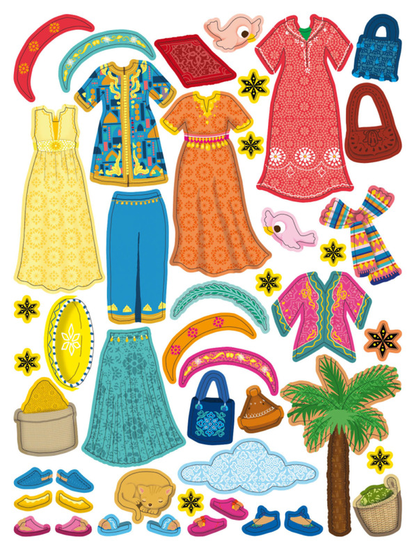 ELLA & MAX Šaty pre LOUNU – Kniha samolepiek