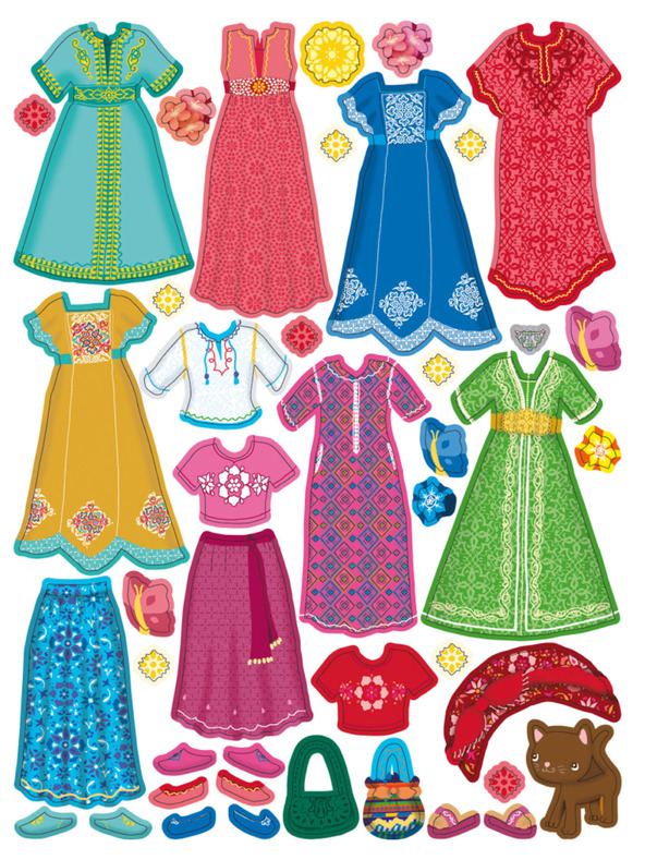 ELLA & MAX Šaty pre LOUNU – Kniha samolepiek