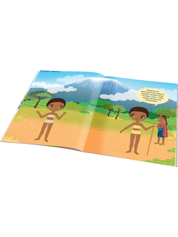 ELLA & MAX Šaty z celého sveta DIVY SVETA – Kniha samolepiek