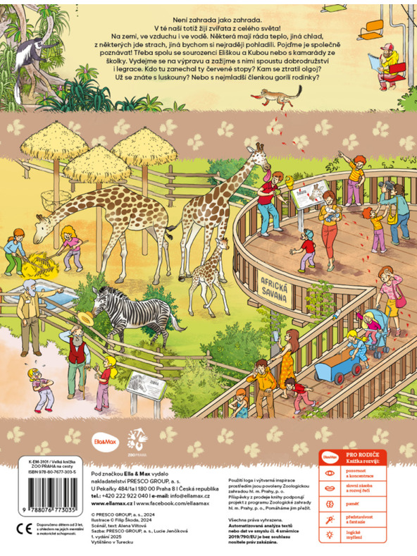 ELLA & MAX Na cesty – Veľká knižka ZOO PRAHA