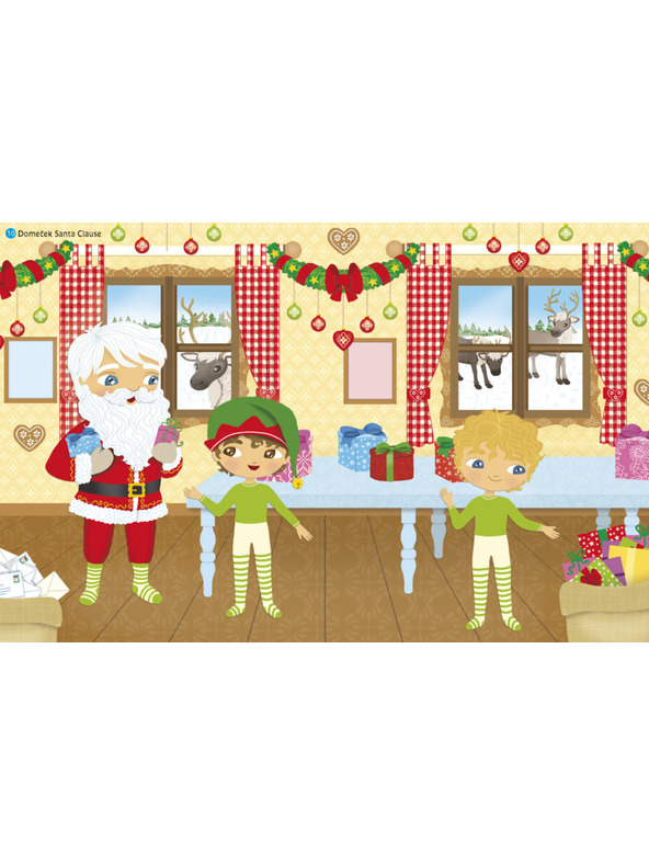 ELLA & MAX Šaty z celého sveta VIANOCE ─ Knižka samolepiek