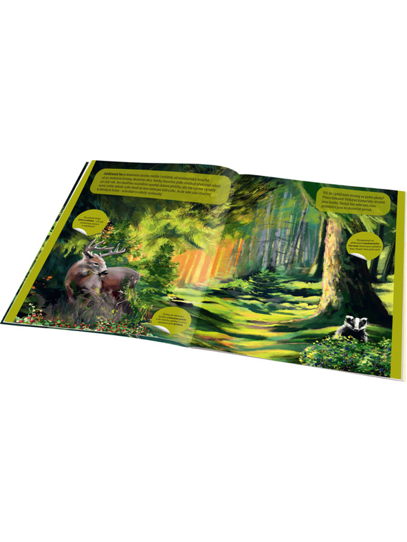 ELLA & MAX KOUZELNÝ SVĚT LESA – Knižka samolepiek