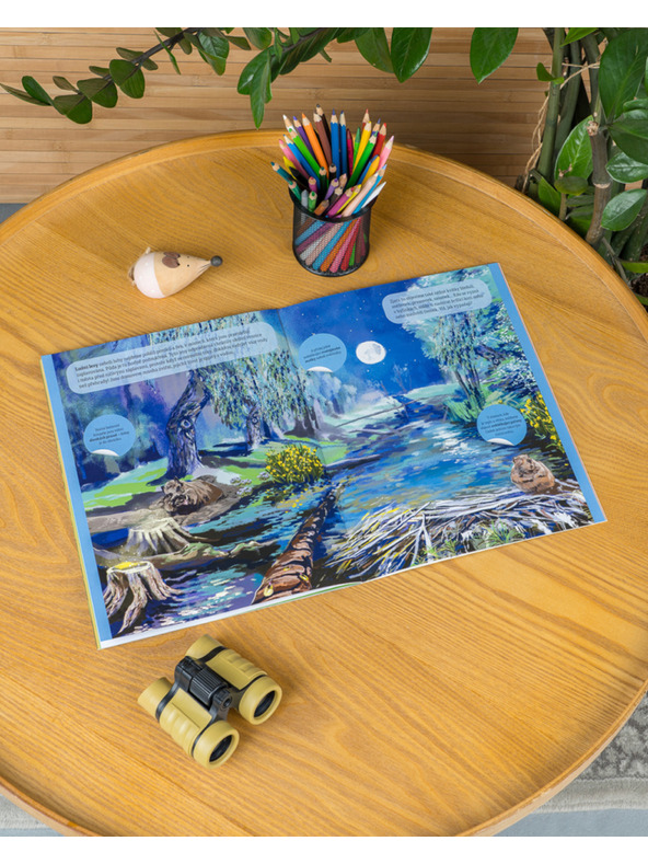 ELLA & MAX KOUZELNÝ SVĚT LESA – Knižka samolepiek