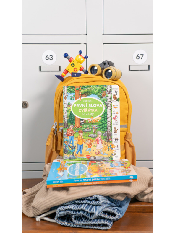 ELLA & MAX Na cesty – Veľká knižka ZVIERATKÁ – PRVÉ SLOVÁ