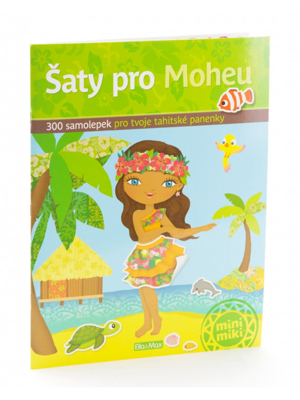 ELLA & MAX Šaty pre Moheu - knižka samolepiek