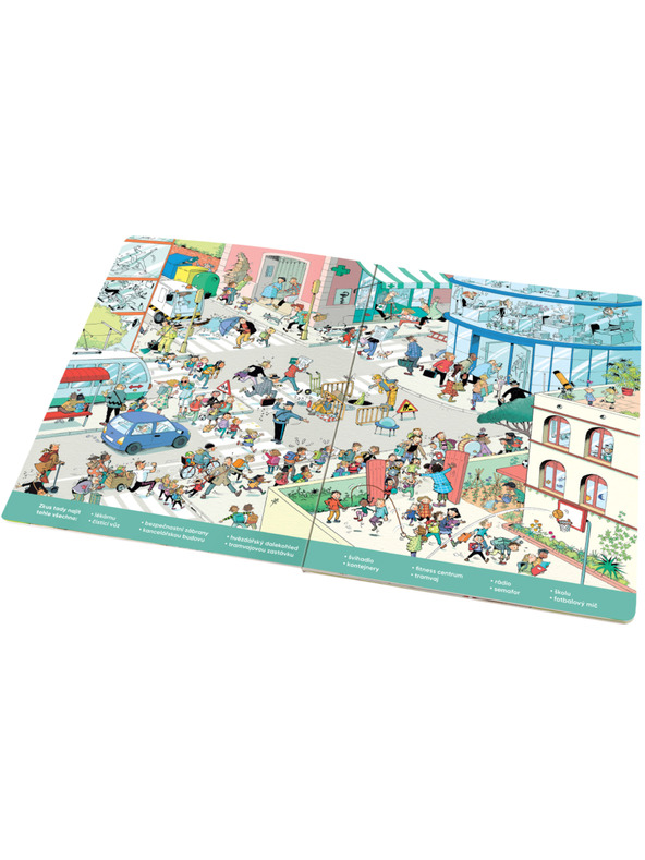 ELLA & MAX Veľká knižka MESTO – Pátraj & rozprávaš