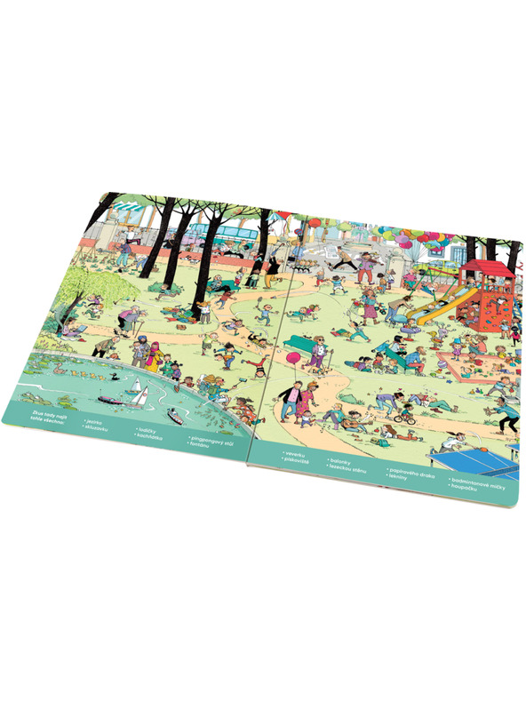 ELLA & MAX Veľká knižka MESTO – Pátraj & rozprávaš