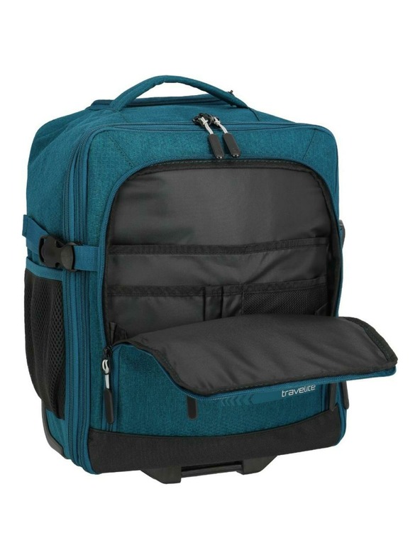 Travelite Batoh Travelite Kick Off Trolley Backpack Petrol