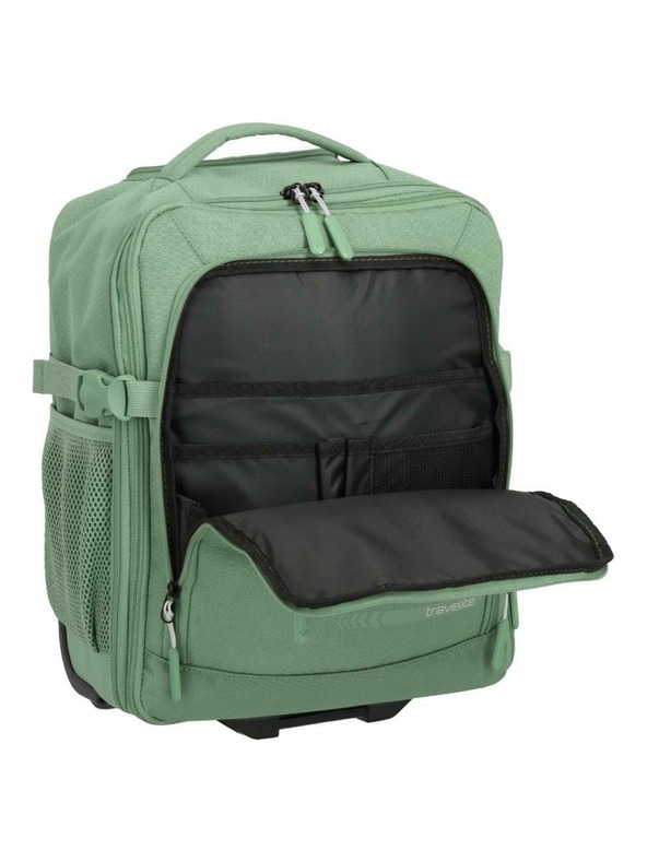 Travelite Batoh Travelite Kick Off Trolley Backpack Sage Green