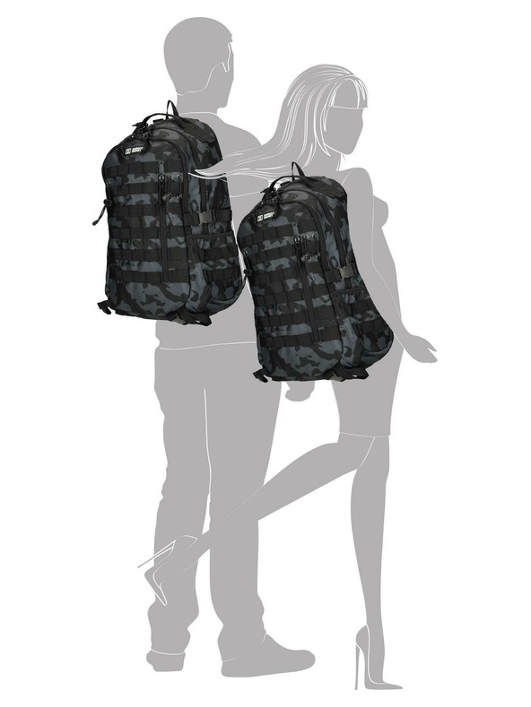 Enrico Benetti Batoh Enrico Benetti Arizona 47244 Black Camouflage