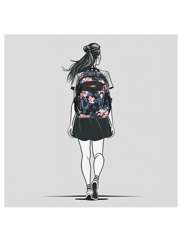 Enrico Benetti Batoh Enrico Benetti Santa Cruz 62038 Black Flower