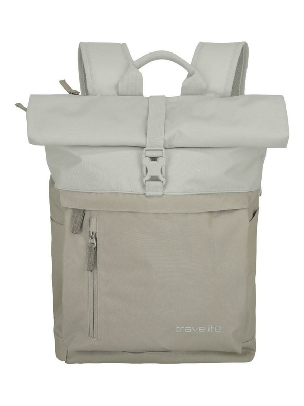 Travelite Batoh Travelite Basics Rollup Backpack Sand/Ivory