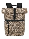 Travelite Batoh Travelite Basics Rollup Backpack Leopard