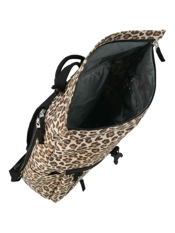 Travelite Batoh Travelite Basics Rollup Backpack Leopard