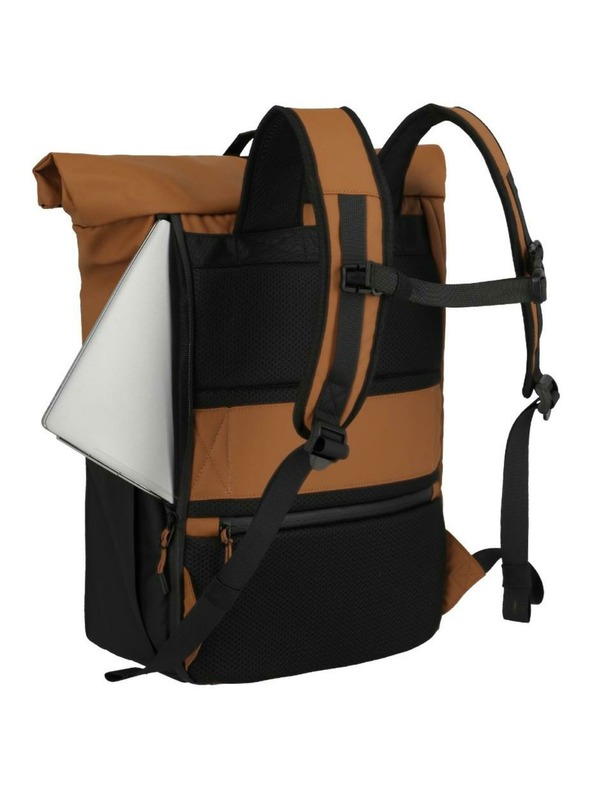 Travelite Batoh Travelite Briize Backpack M Roll-Up Curry