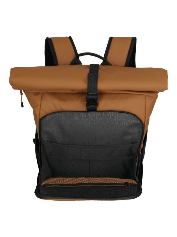 Travelite Batoh Travelite Briize Backpack M Roll-Up Curry