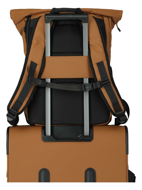 Travelite Batoh Travelite Briize Backpack M Roll-Up Curry