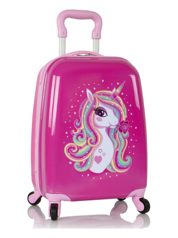 Heys Detský kufor Heys Kids 4w Unicorn Rose