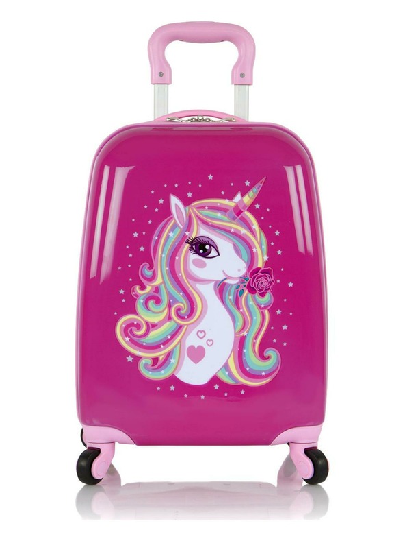 Heys Detský kufor Heys Kids 4w Unicorn Rose